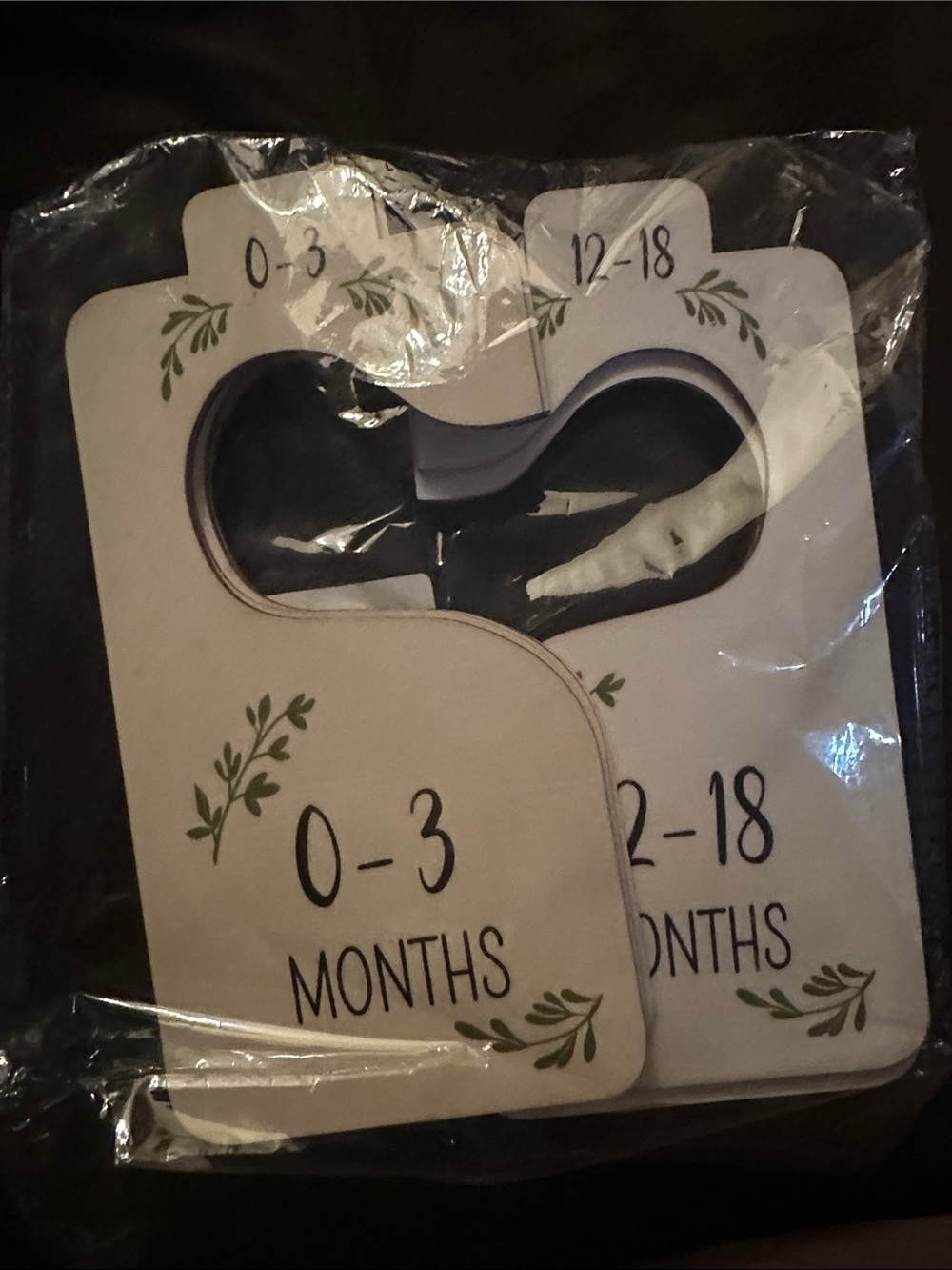 Unbranded Baby Closet Dividers -   Green Accents